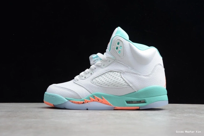 Air 5 440892-100 GS Aqua Jordan Light 0724